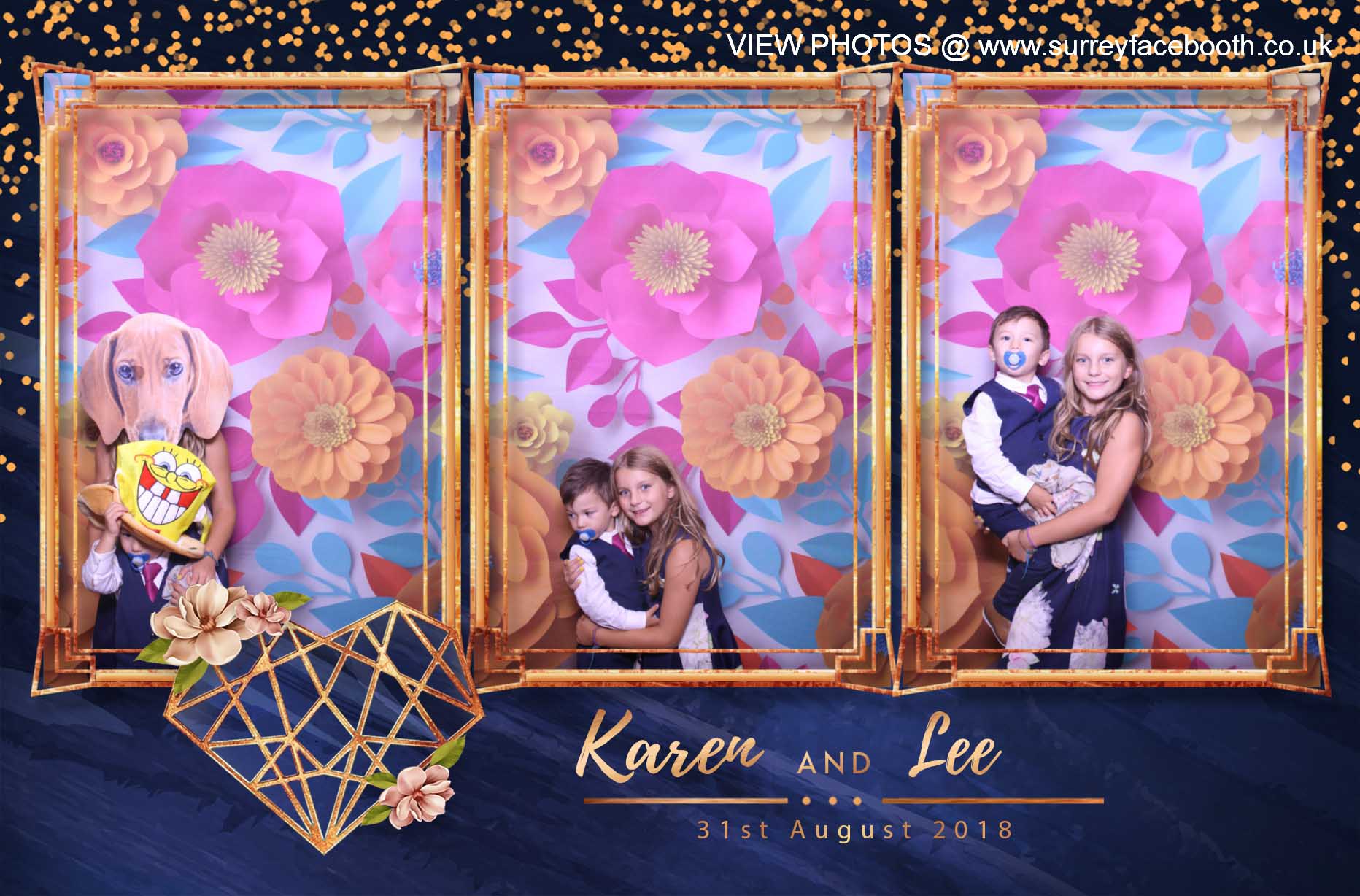 Karen & Lee's Wedding | View more photos from the event at galleries.surreyfacebooth.co.uk/u/Surrey-FaceBooth/Karen-Lees-Wedding